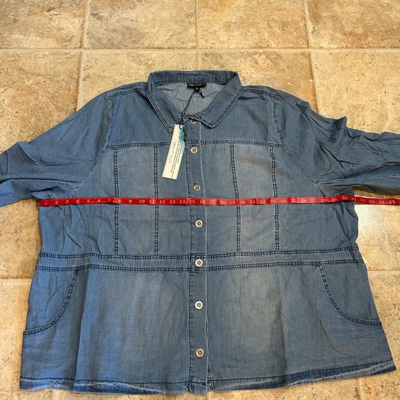 DG2 BY DIANE GILMAN SOFTSHELL ELONGATED SHACKET - Picture 7 of 10